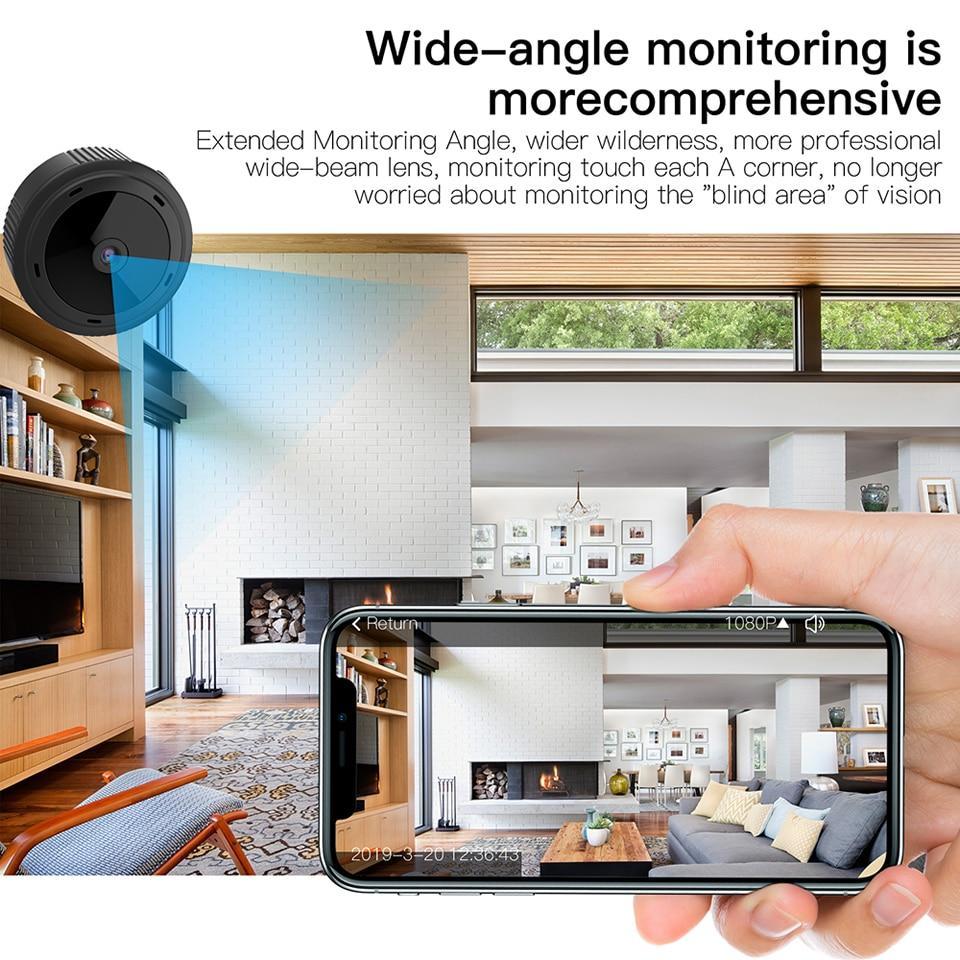 Mini Kamera WiFi 1080P HD IR Z Night Vision Kamera Bezpieczeństwa Monitor dla Dzieci