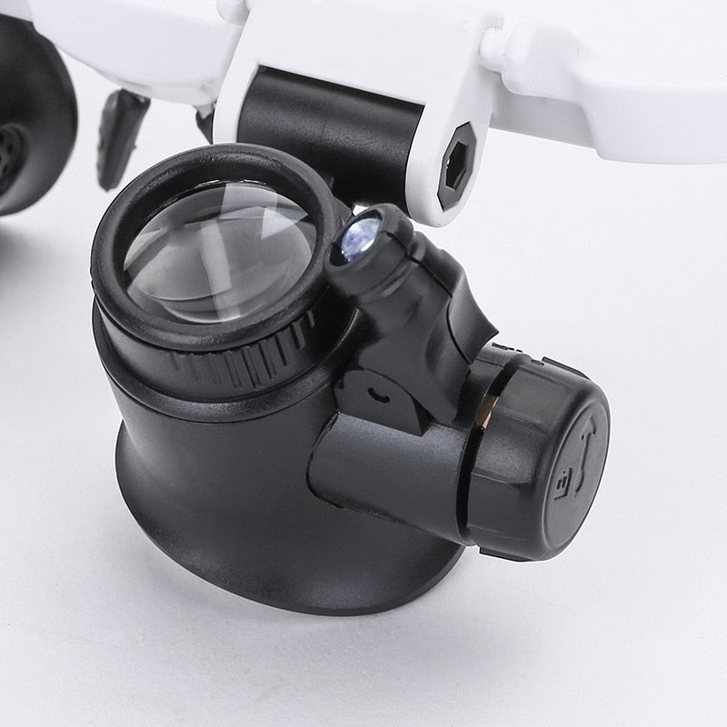 HD Powiększalne Okulary z LED – Wyraźny Widok i Komfort