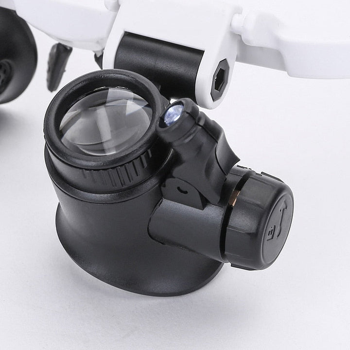 HD Powiększalne Okulary z LED – Wyraźny Widok i Komfort