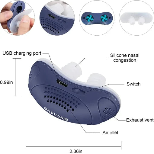 Mikro CPAP do leczenia bezdechu sennego w podróży i na chrapanie – Alternatywa CPAP