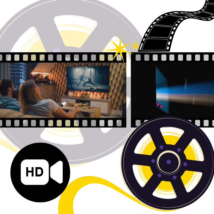 Przenośny projektor 4K ultra HD