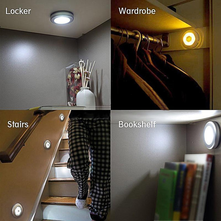 Bezprzewodowa Czujka Ruchu LED Nocna Lampa