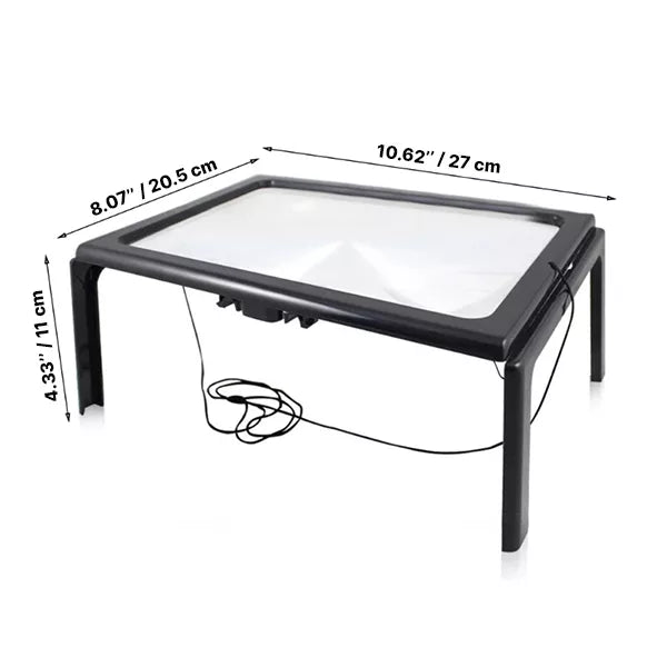 Lupa 3x do Czytania z Oświetleniem LED