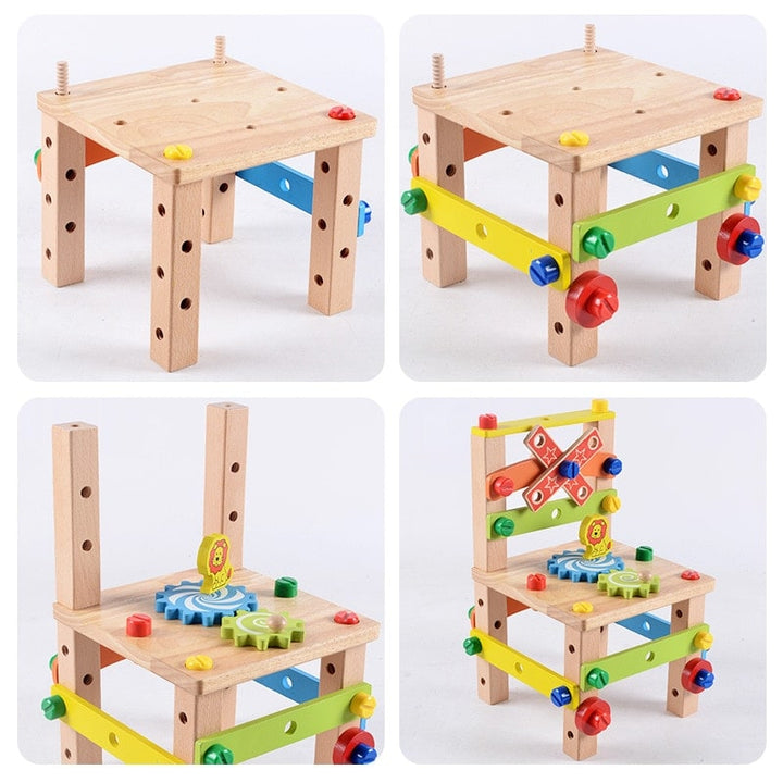 Edukacyjne Drewniane Zabawki Montessori dla Dzieci w Przedszkolu