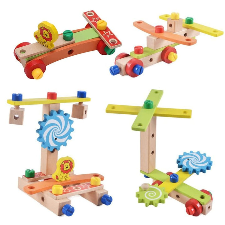 Edukacyjne Drewniane Zabawki Montessori dla Dzieci w Przedszkolu