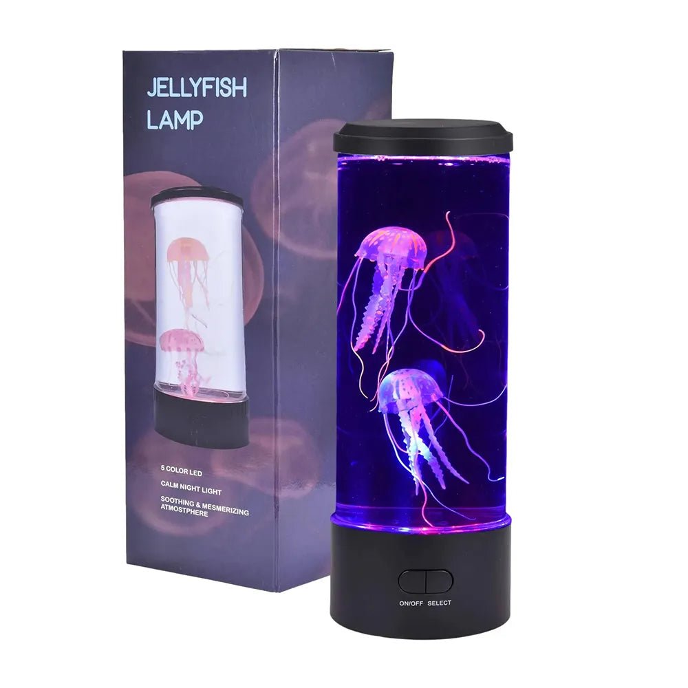 Lampka nocna akwariowa z meduzami LED
