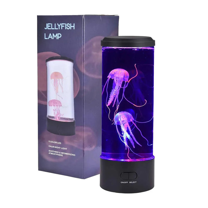 Lampka nocna akwariowa z meduzami LED