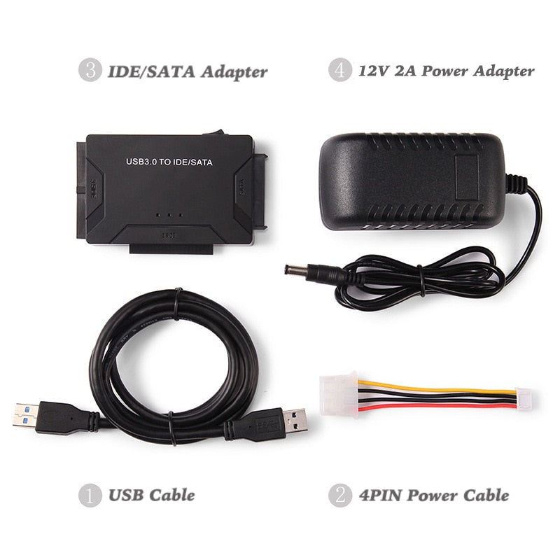 Adapter dysku twardego USB 3.0 do IDE/SATA