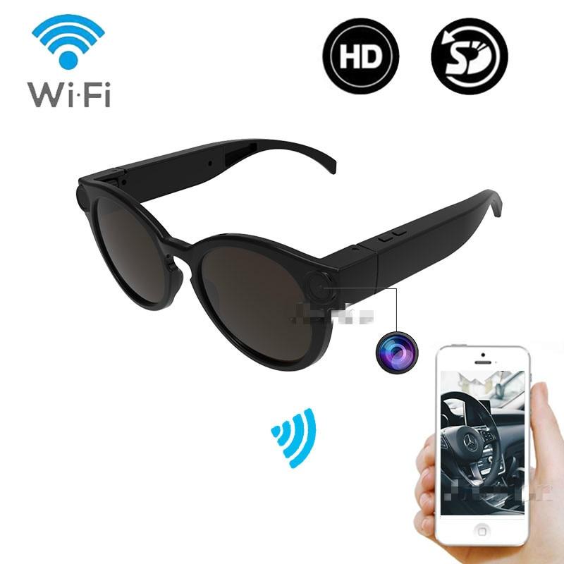 Okulary rowerowe z kamerą mini WiFi HD 1080P DVR rejestrator wideo i audio