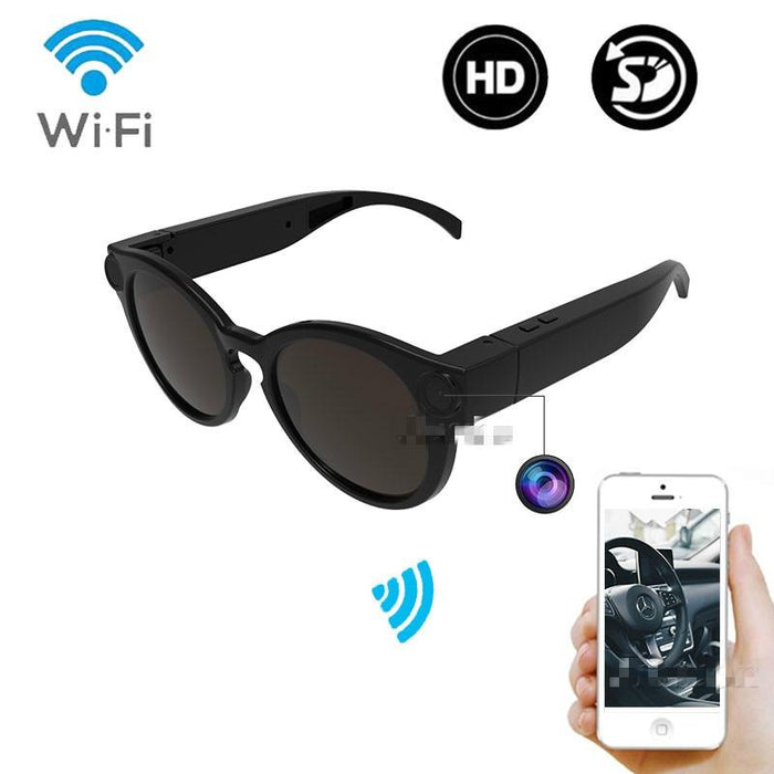 Okulary rowerowe z kamerą mini WiFi HD 1080P DVR rejestrator wideo i audio