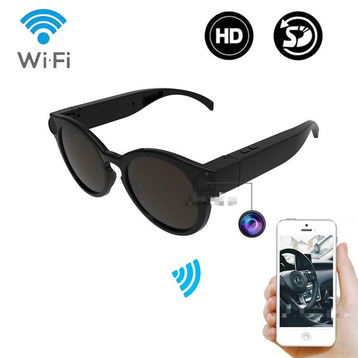 Okulary rowerowe z kamerą mini WiFi HD 1080P DVR rejestrator wideo i audio
