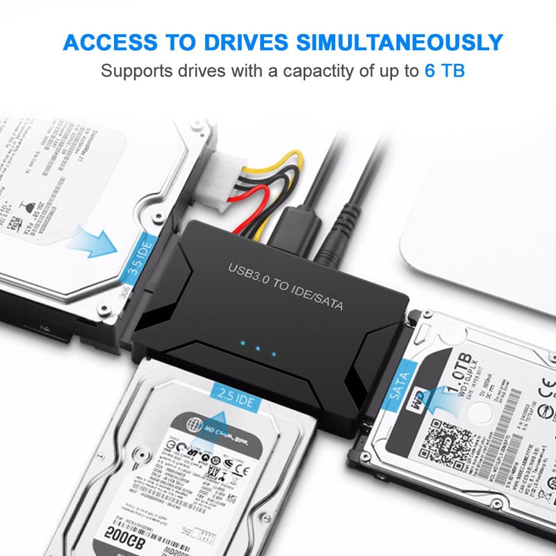 Adapter dysku twardego USB 3.0 do IDE/SATA