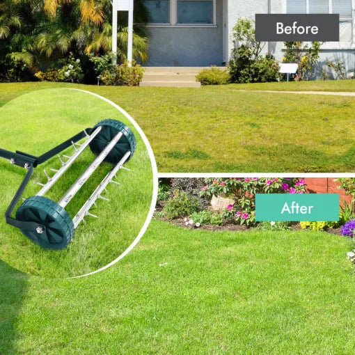 Ręczny Aerator do Gleby z Kolcami o Wysokiej Wytrzymałości