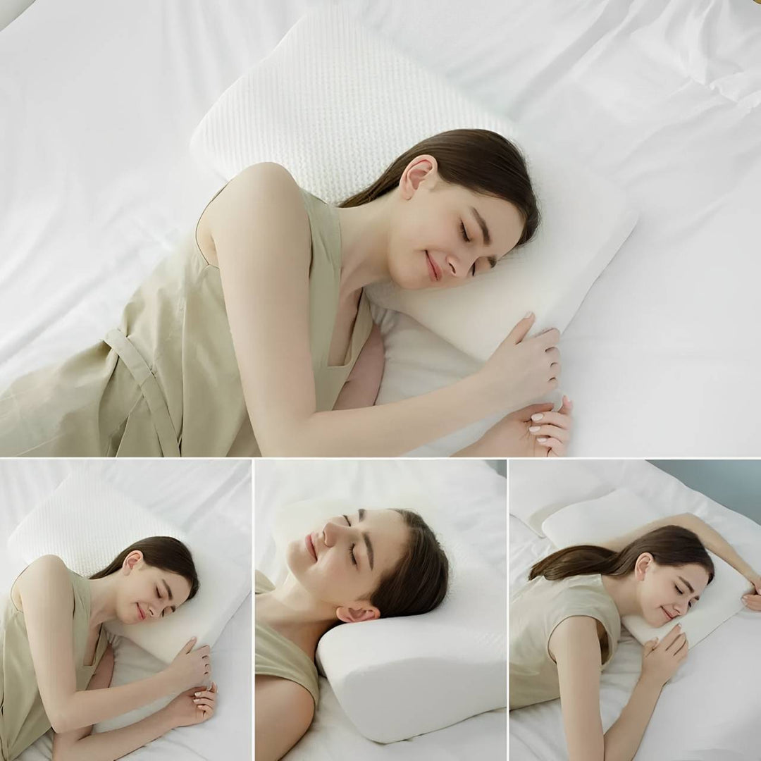 Ergonomiczna Poduszka Konturowa na Szyję dla Ulgi w Bólu Szyi
