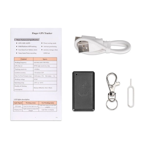 Mini GPS Szpieg Tracker