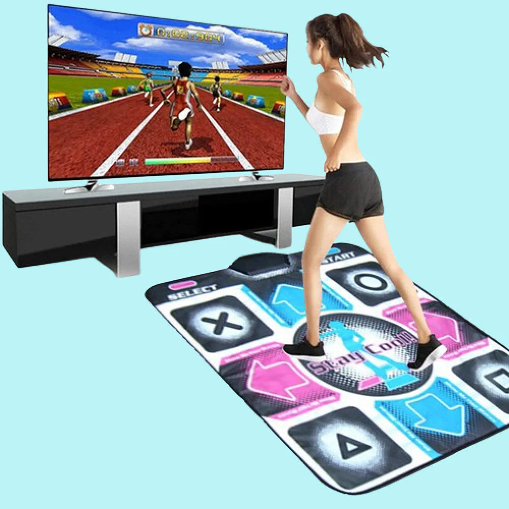 Interaktywna mata taneczna z muzyką i czujnikiem ruchu do zabawnego treningu fitness