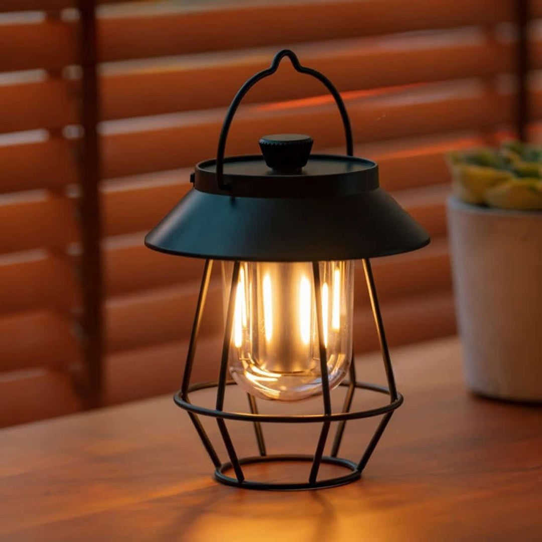 Bezprzewodowa lampa stołowa na zewnątrz z USB
