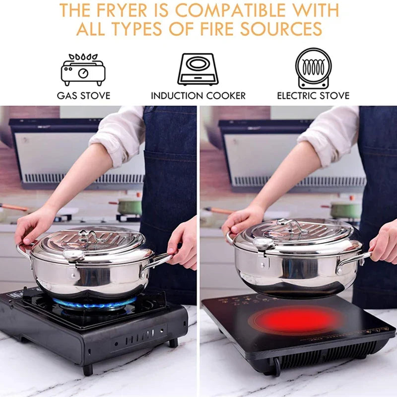 Frytkownica Master z Termometrem