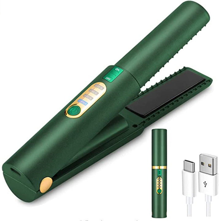 Nowa Mini Bezprzewodowa Prostownica do Włosów z Ładowaniem USB