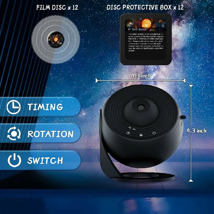 Projektor Planetarium 360° | Ulepszona relaksacja i ulga w stresie
