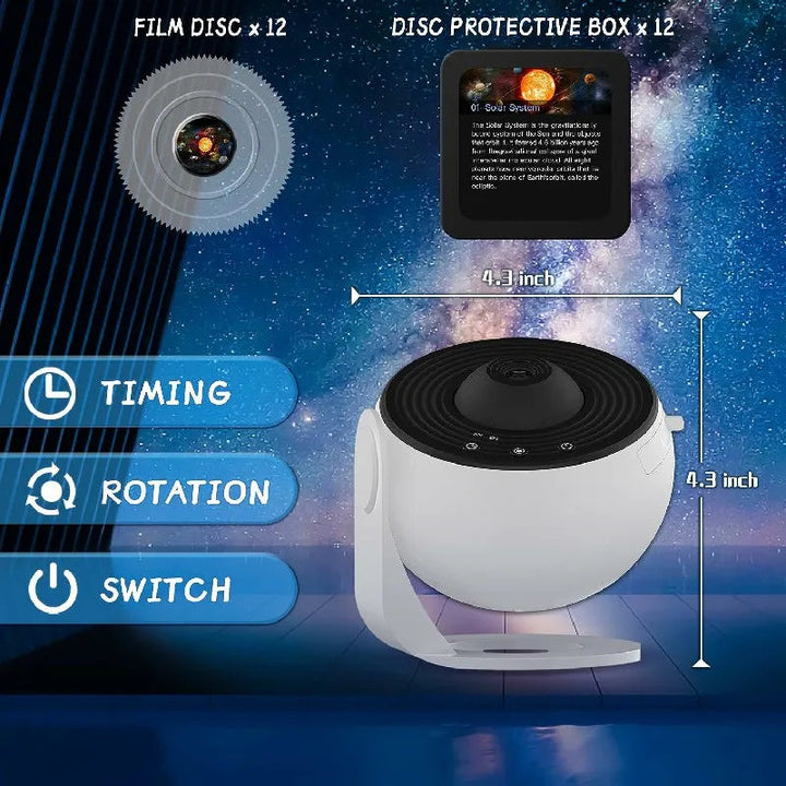 Projektor Planetarium 360° | Ulepszona relaksacja i ulga w stresie
