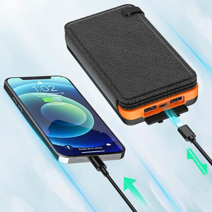 25000mAh wysokowydajny solar power bank - szybkie ładowanie