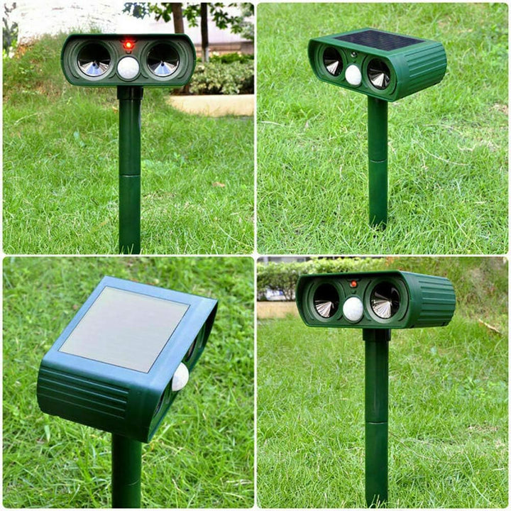 Solar-powered Ultrasonic Animal Repellent