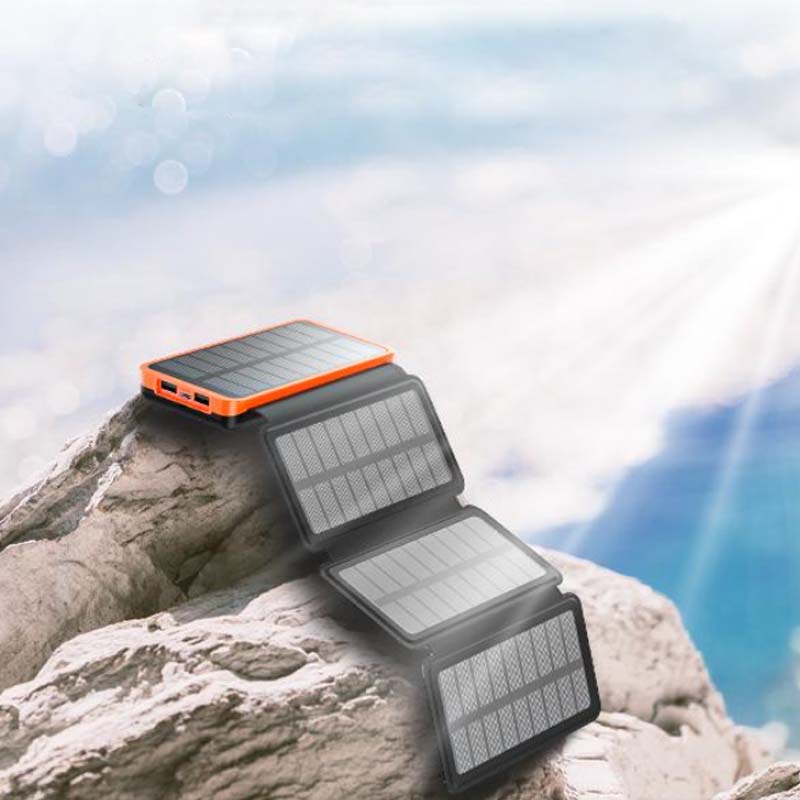 25000mAh wysokowydajny solar power bank - szybkie ładowanie