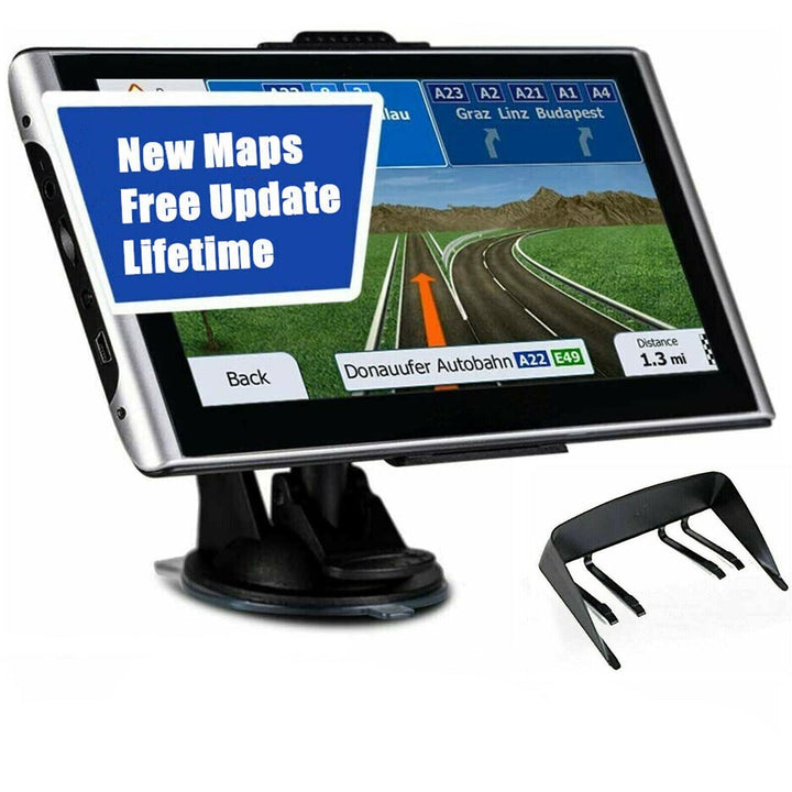 Premium 7-calowy system nawigacji GPS dla samochodów i ciężarówek