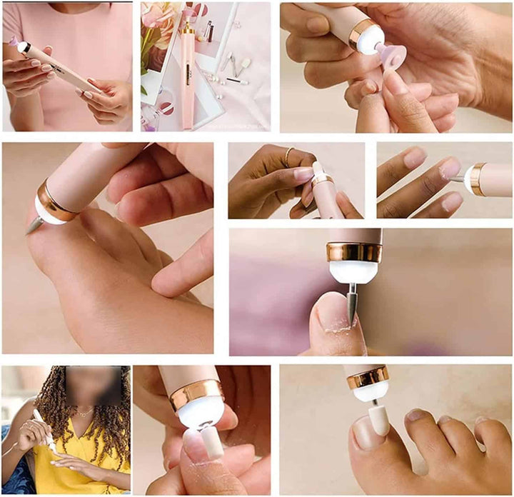 Profesjonalny elektryczny zestaw do manicure w salonie