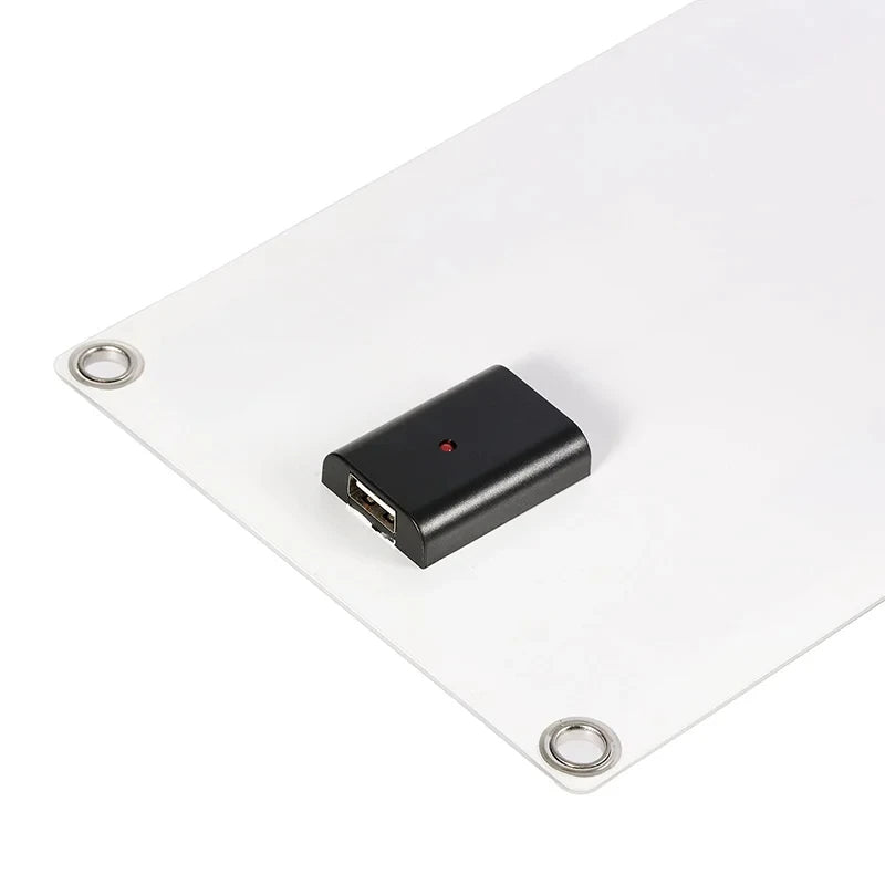 Panel słoneczny z przenośną baterią USB, wodoodporny