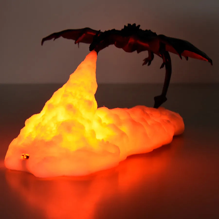 Lampa Smoka Zionącego Ognieniem