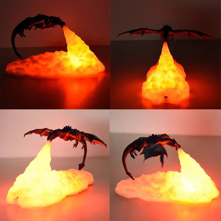 Lampa Smoka Zionącego Ognieniem
