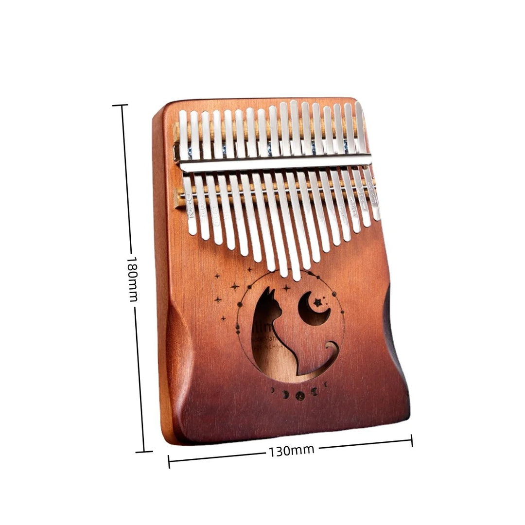 Profesjonalny 17K Kalimba Pianino na Kciuk