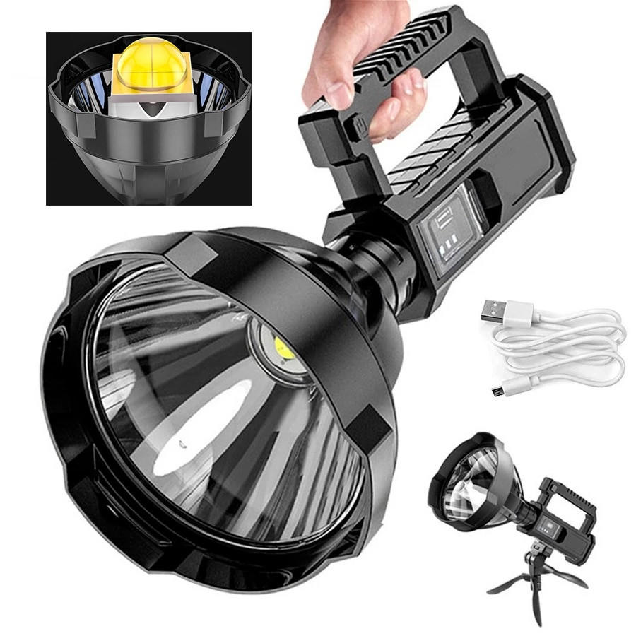 Lampa LED o wysokiej jasności z akumulatorem