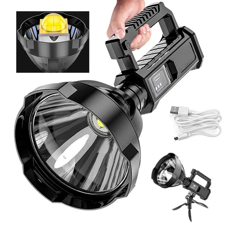 Lampa LED o wysokiej jasności z akumulatorem