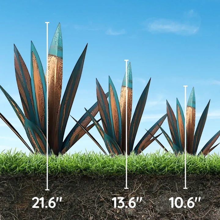 Metalowa Roślina Dekoracyjna Agave Americana