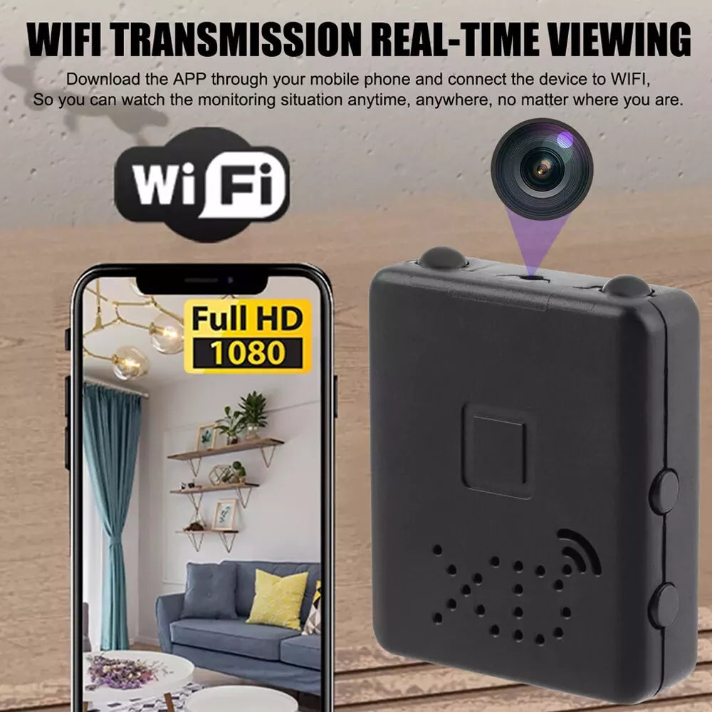 Mikro HD Kamera Wideo z WiFi i Dźwiękiem