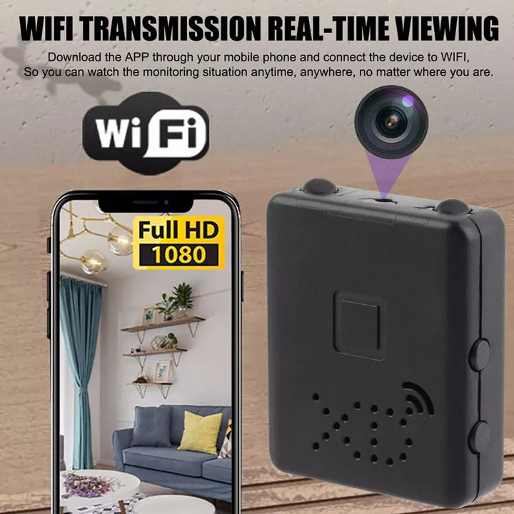 Mikro HD Kamera Wideo z WiFi i Dźwiękiem