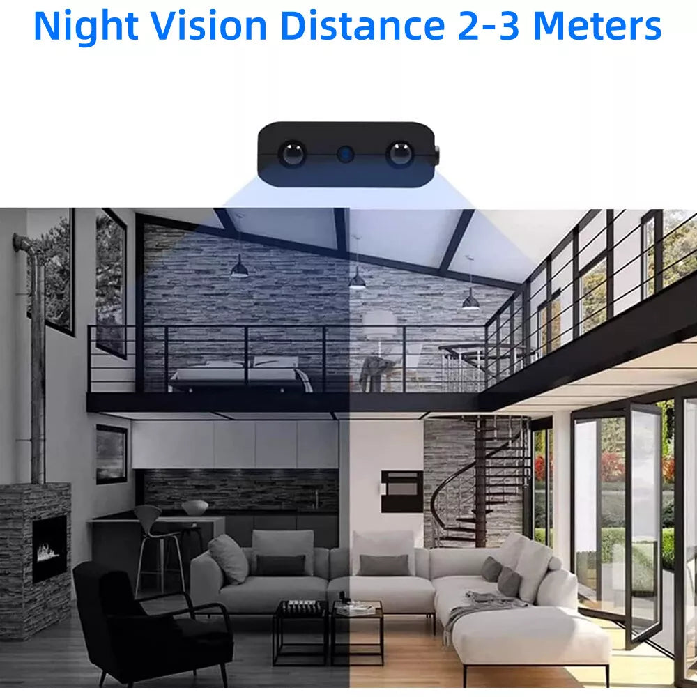 Mikro HD Kamera Wideo z WiFi i Dźwiękiem