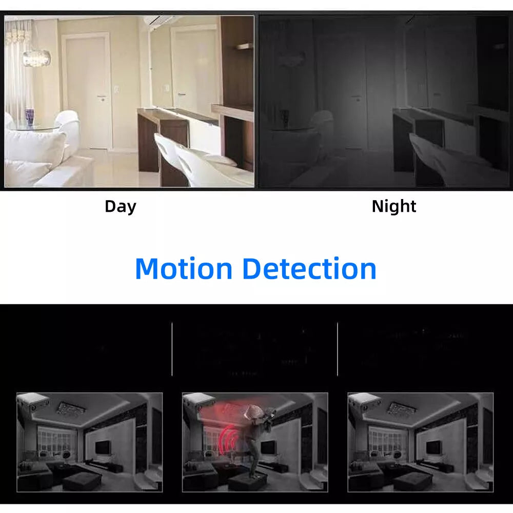 Mikro HD Kamera Wideo z WiFi i Dźwiękiem