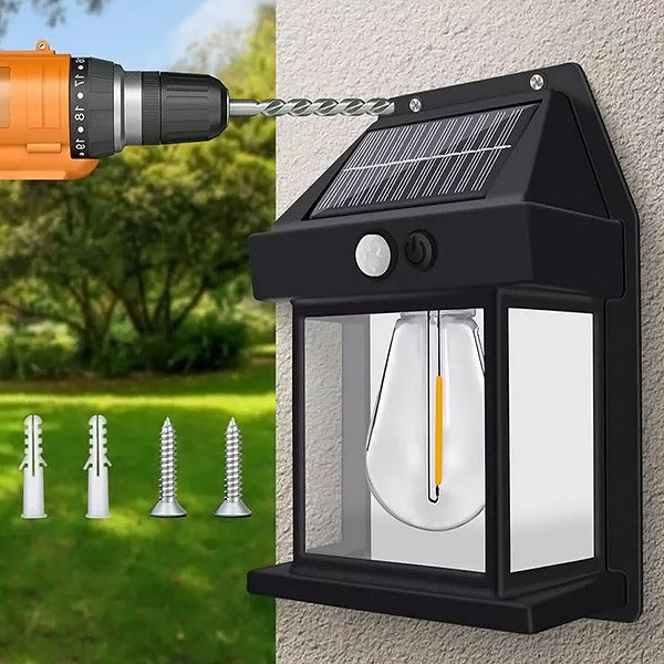 Zewnętrzne Słoneczne Lampy LED z Czujnikiem Ruchu