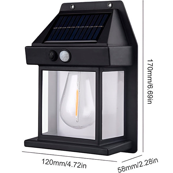 Zewnętrzne Słoneczne Lampy LED z Czujnikiem Ruchu
