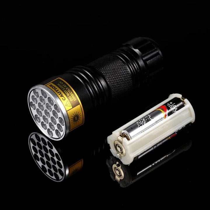 Mocna kieszonkowa lampa UV LED 21