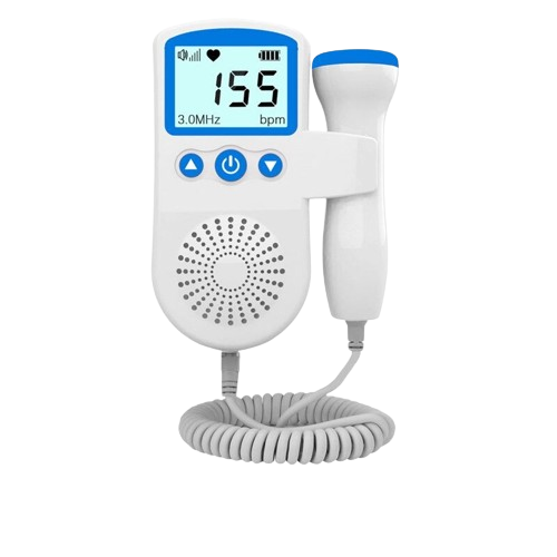 Fetal Doppler Monitor Tętna dla Domu w Ciąży - Detektor Dźwięku Tętna Płodowego