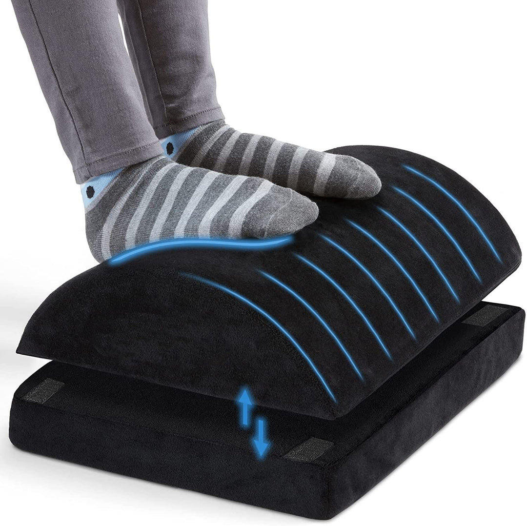 Krzywy Ergonomiczny Podnóżek Pod Biurko do Domowego Biura