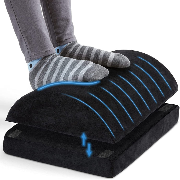 Krzywy Ergonomiczny Podnóżek Pod Biurko do Domowego Biura