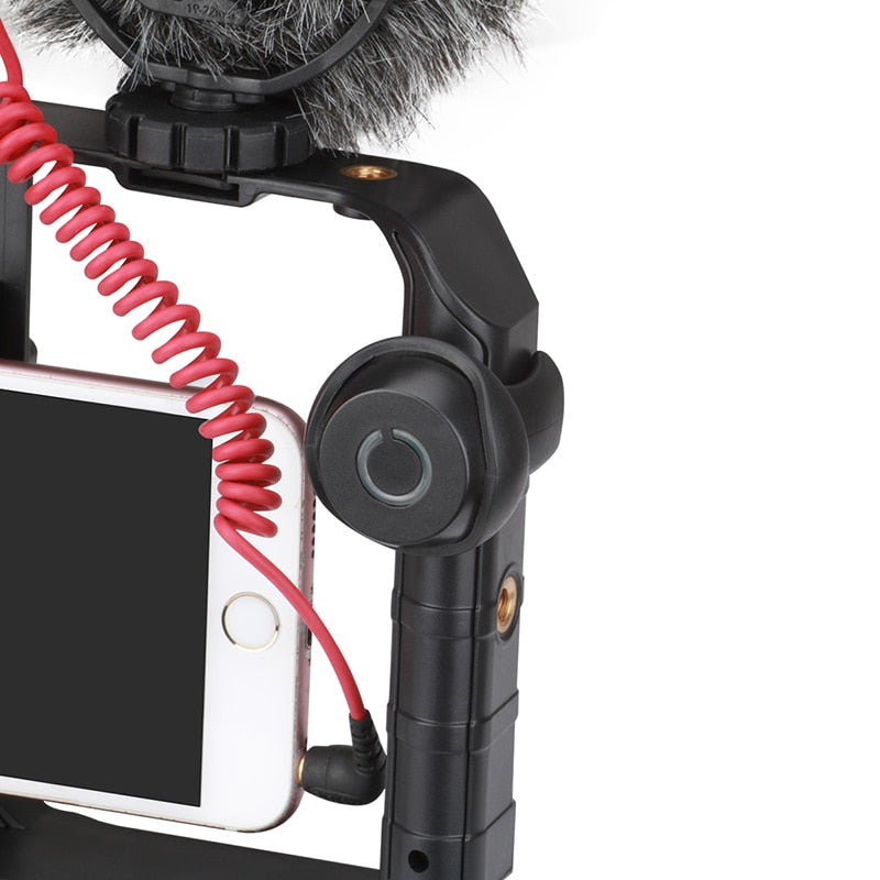 Stabilizator Wideo do Smartfona z Oświetleniem