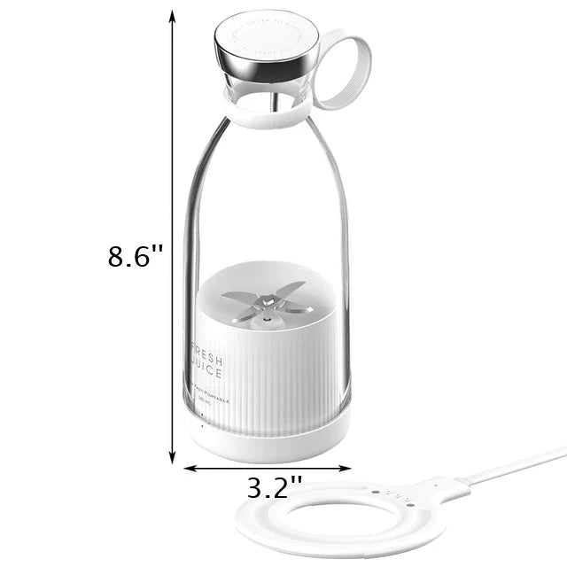 Przenośny Blender do Świeżych Soków - Mini Blender Smoothie Ładowany przez USB