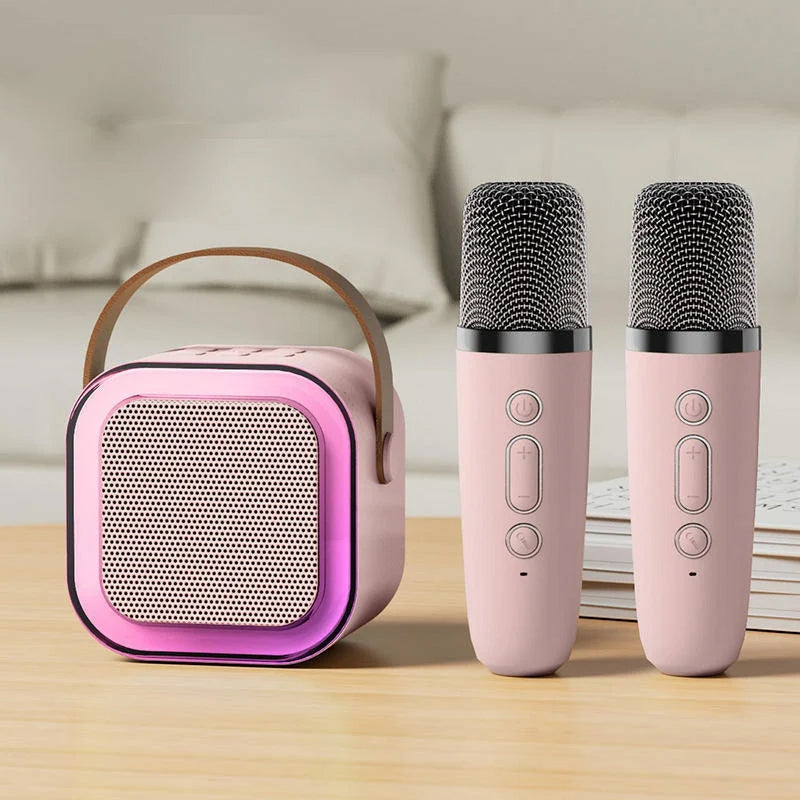 Mini Karaoke Maszyna Z Bezprzewodowym Mikrofonem